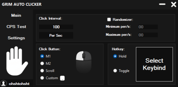 Grim Auto Clicker preview